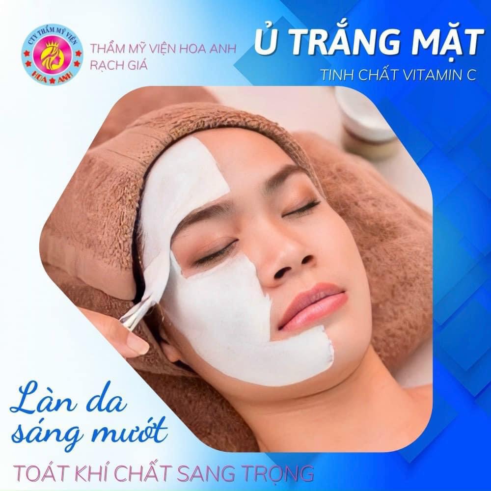   Ủ DA TRẮNG MẶT TINH CHẤT VITAMIN C  Tại Thẩm Mỹ Viện Hoa Anh Cà Mau