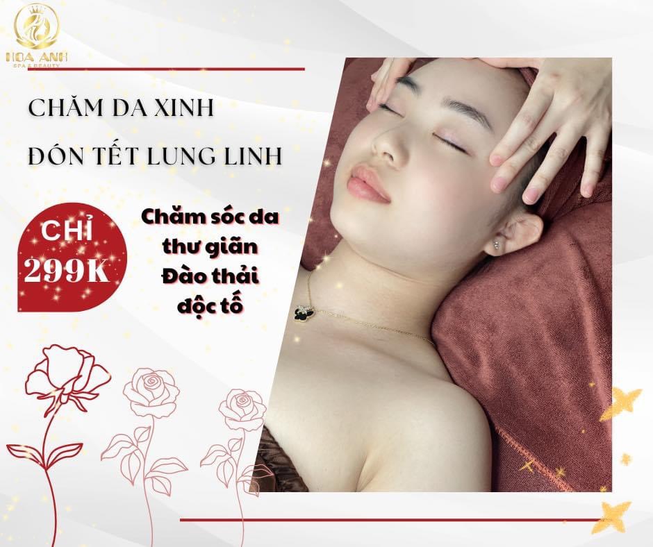  CHĂM DA XIN ĐÓN TẾT LUNG LINH  Tại Thẩm Mỹ Viện Hoa Anh Cà Mau