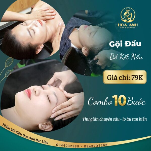 Giá cho dịch vụ gội đầu dưỡng sinh