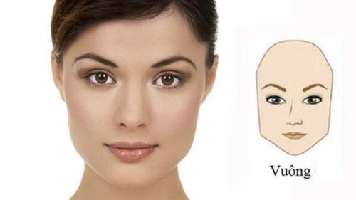 Các dáng lông mày cho mặt vuông