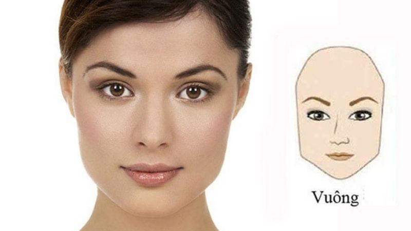 Các dáng lông mày cho mặt vuông Các dáng lông mày cho mặt vuông
