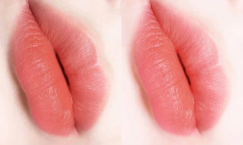 Các màu môi xăm tự nhiên - Hồng Cam Các màu môi xăm tự nhiên - Hồng Cam