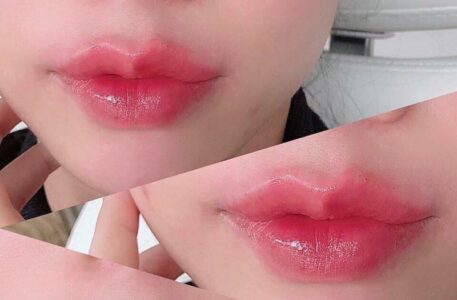 phun môi màu hồng tự nhiên