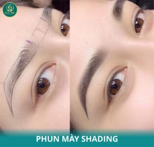 mày phun hiệu ứng shading