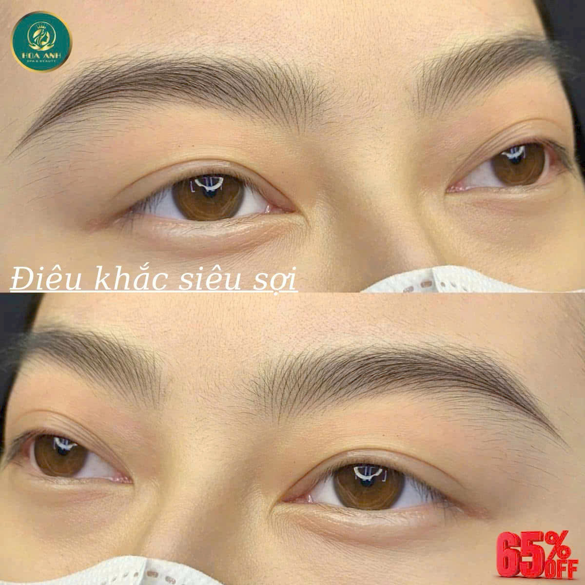 điêu khắc sợi mày tự nhiên