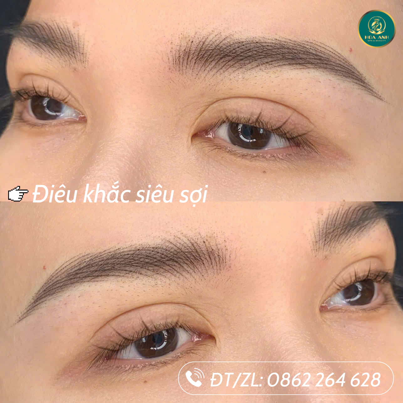 điêu khắc sợi mày tự nhiên