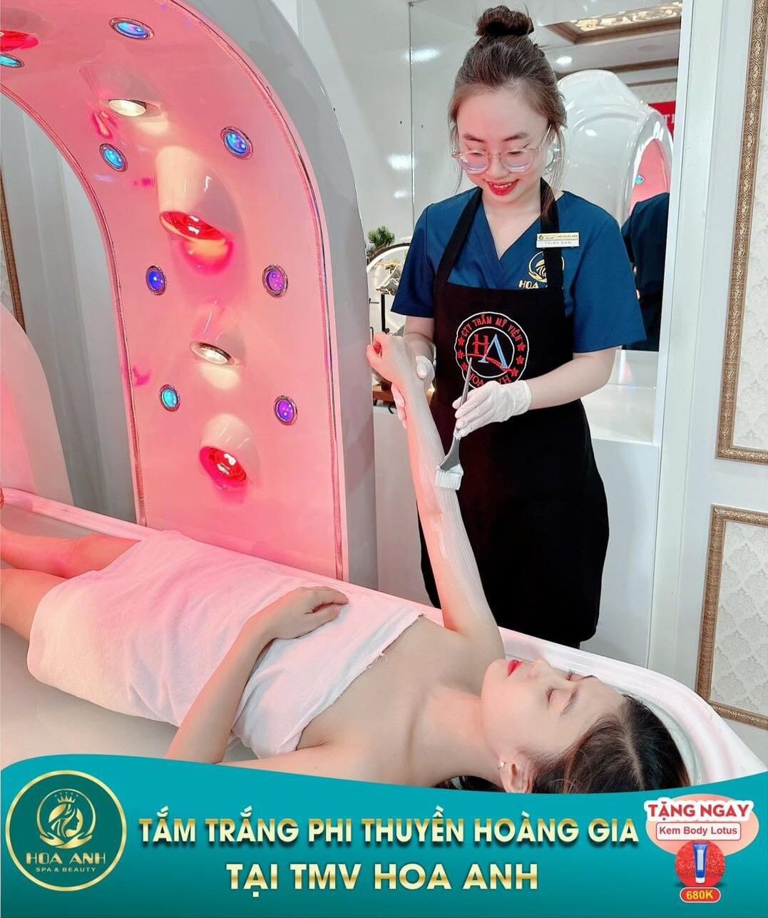 tắm trắng phi thuyền