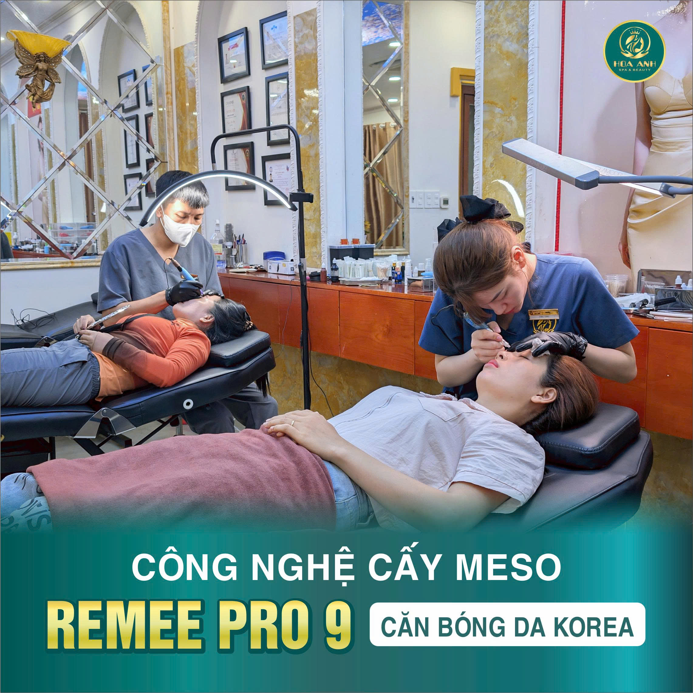 cấy meso căng bóng da