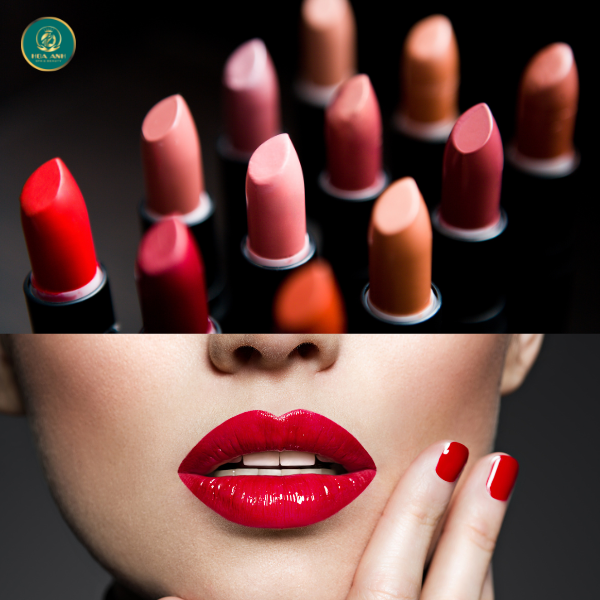 không dùng son màu