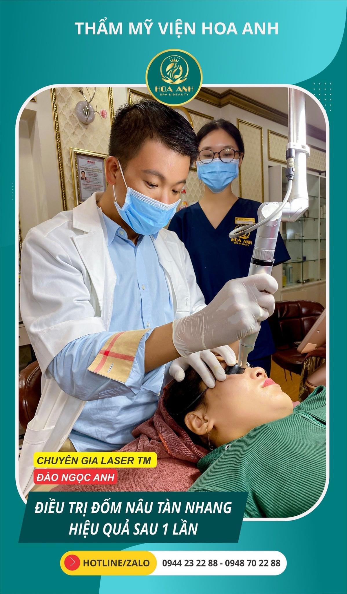 xóa tàn nhang tại Hoa Anh