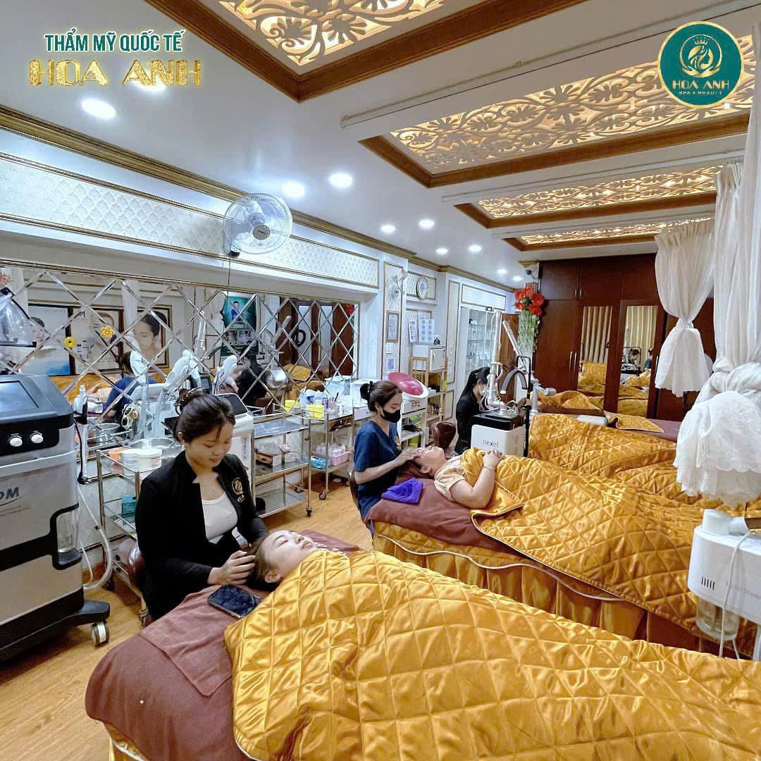 phòng chăm sóc và điều trị da tại Hoa Anh