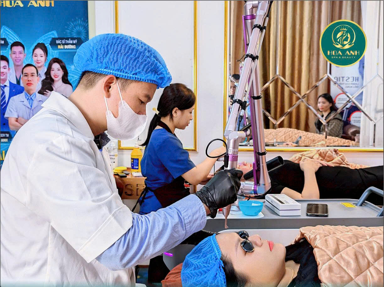 chăm sóc da tại Hoa Anh