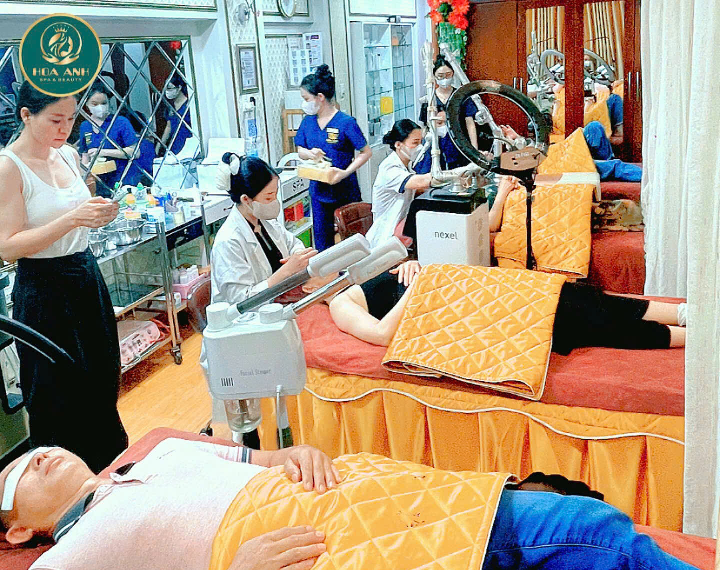 Phòng chăm sóc và điều trị da tại Hoa Anh