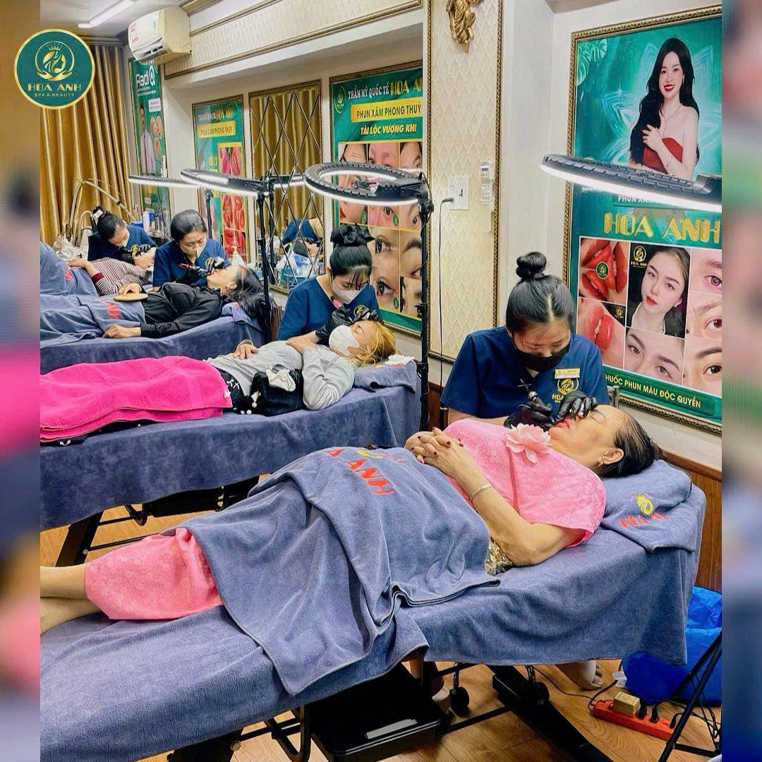 Phòng phun xăm thẩm mỹ tại Hoa Anh